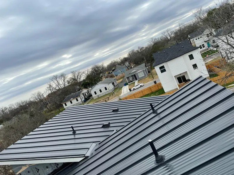 Standing seam metal roof panels with vents for Skylight Repair in Randolph Town